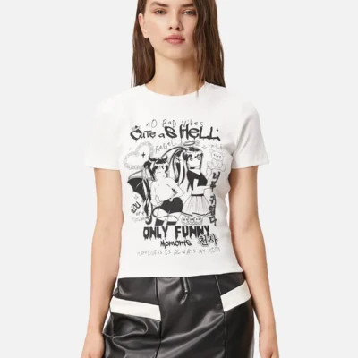 Anime T-Shirt Printed Short Sleeve